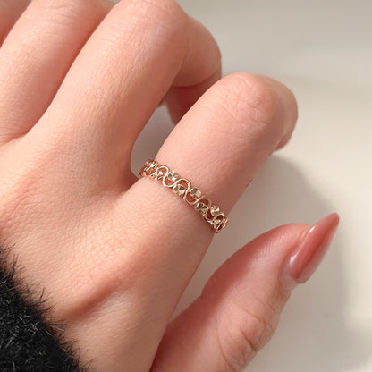 Rounded wave ring
