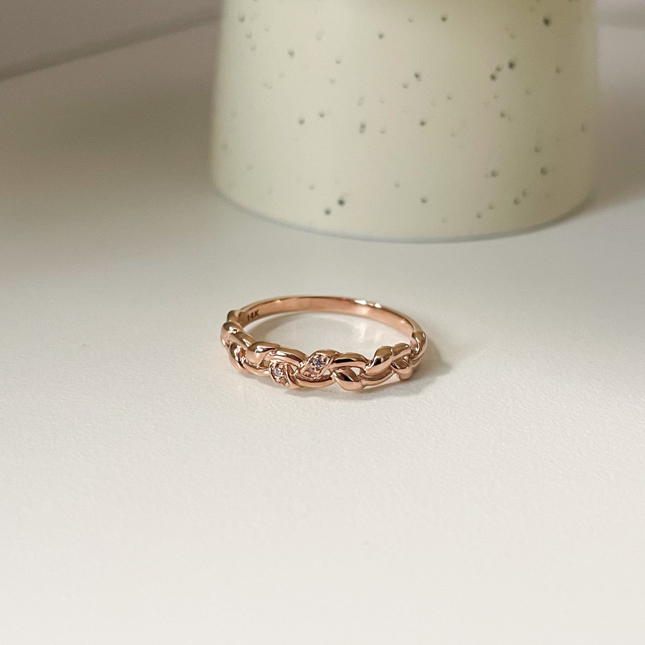 Braided Gold Band Ring