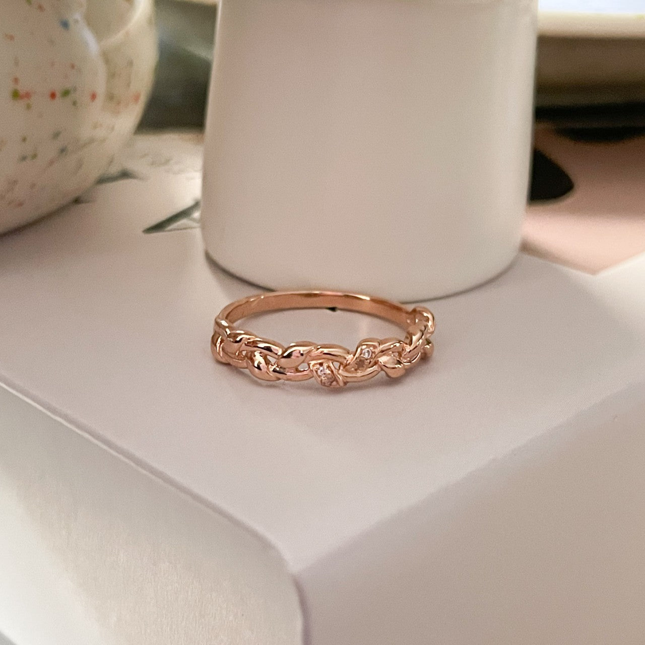 Braided Gold Band Ring