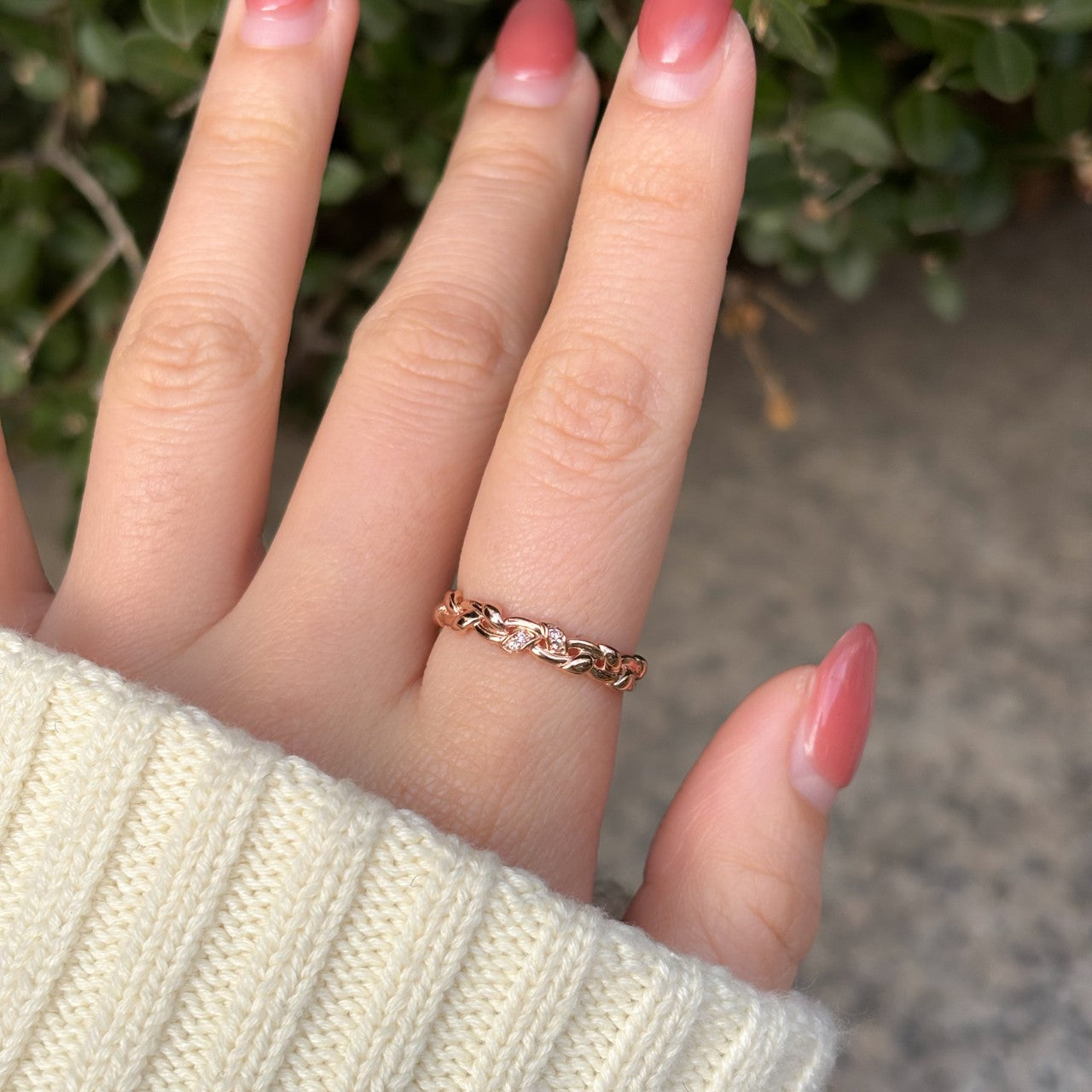 Braided Gold Band Ring
