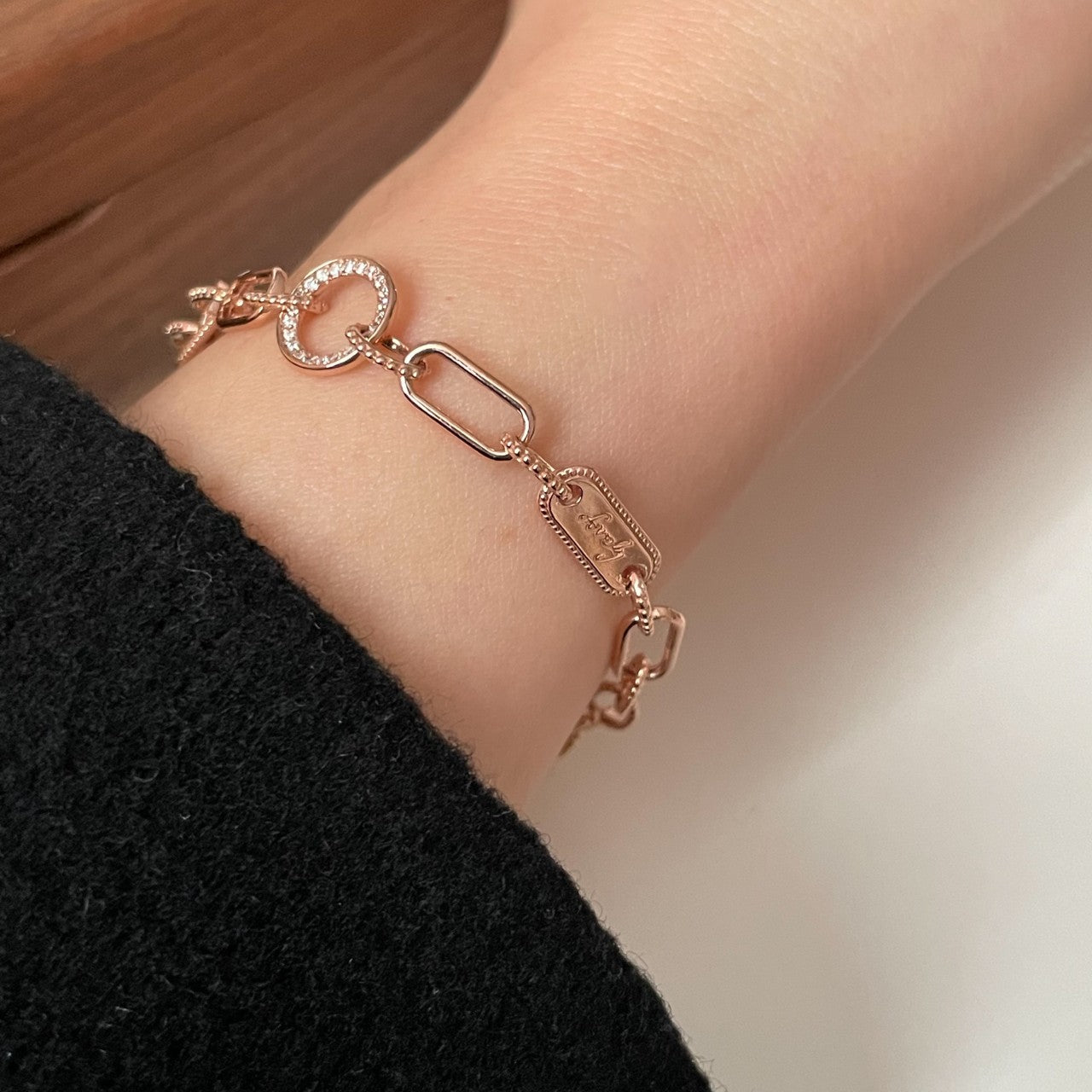 Paperclip Chain Bracelet