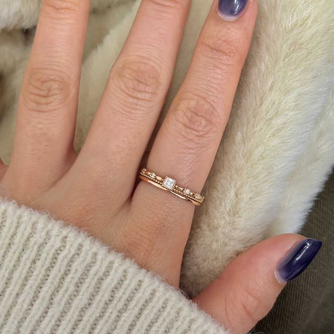 Milgrain Ring