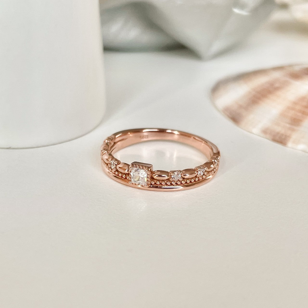 Milgrain Ring
