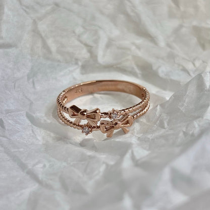 Double Bow Ring