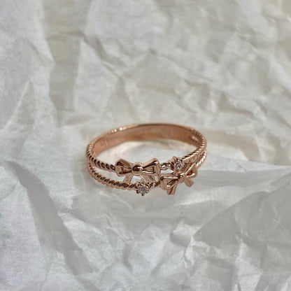 Double Bow Ring