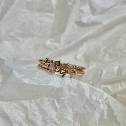 Double Bow Ring