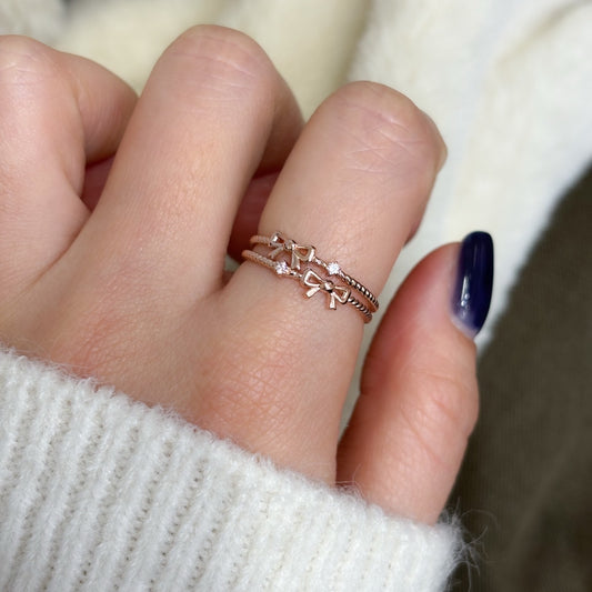 Double Bow Ring