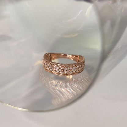 Flower Band Ring