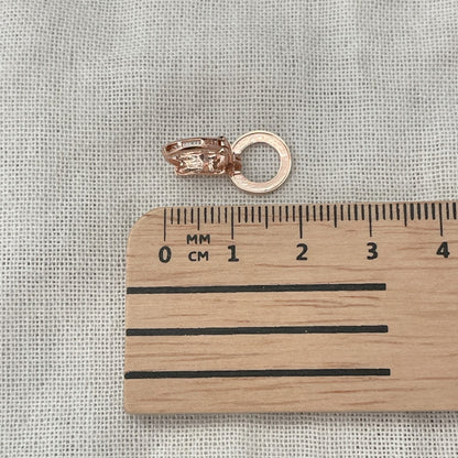 Open Circle Drop Earrings