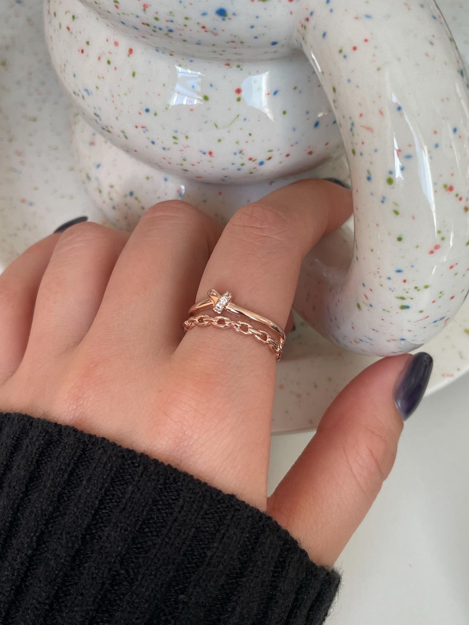 Knot Chain Ring