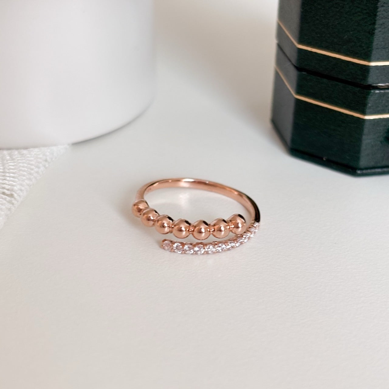 Bead Open Ring