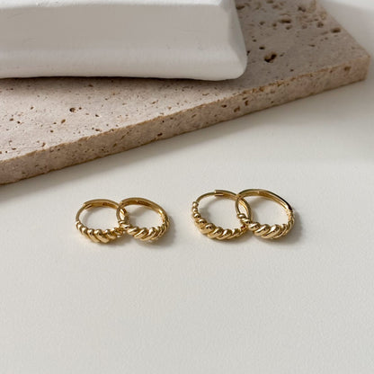 Croissant Hoop Earrings