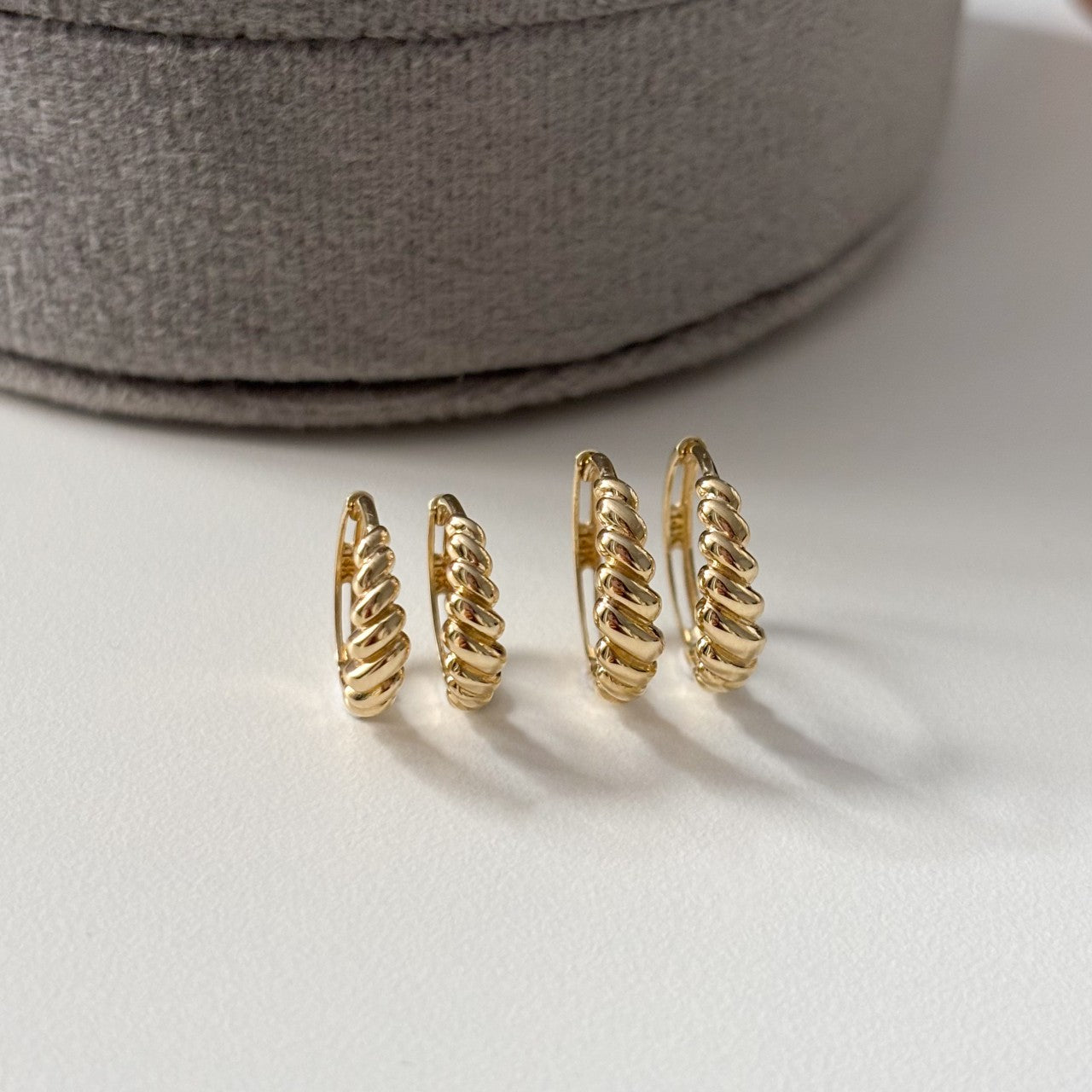 Croissant Hoop Earrings