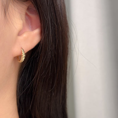 Croissant Hoop Earrings
