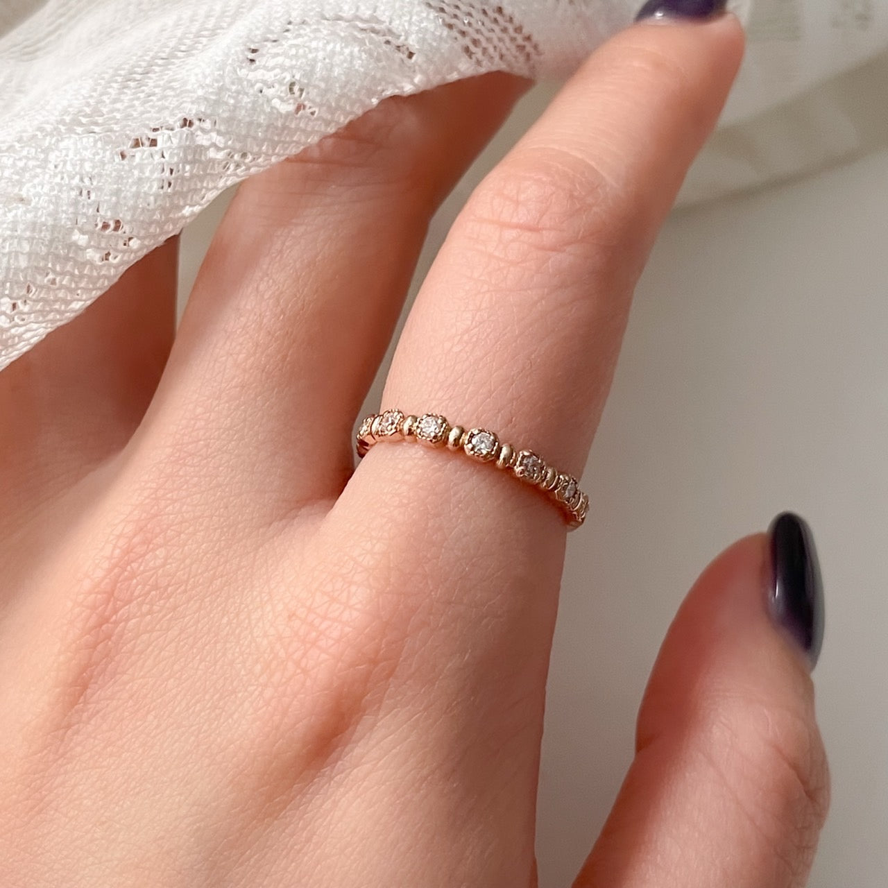 Half Eternity Band Ring