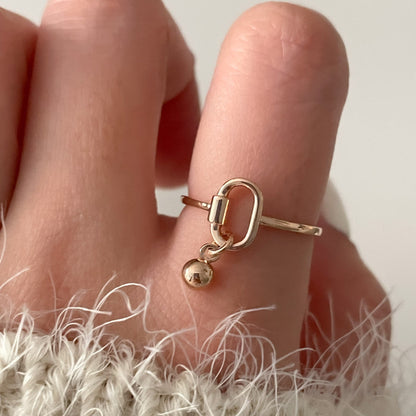 Ball Charm Ring