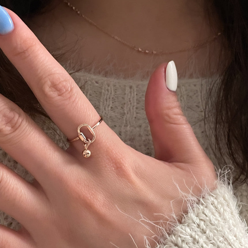 Ball Charm Ring
