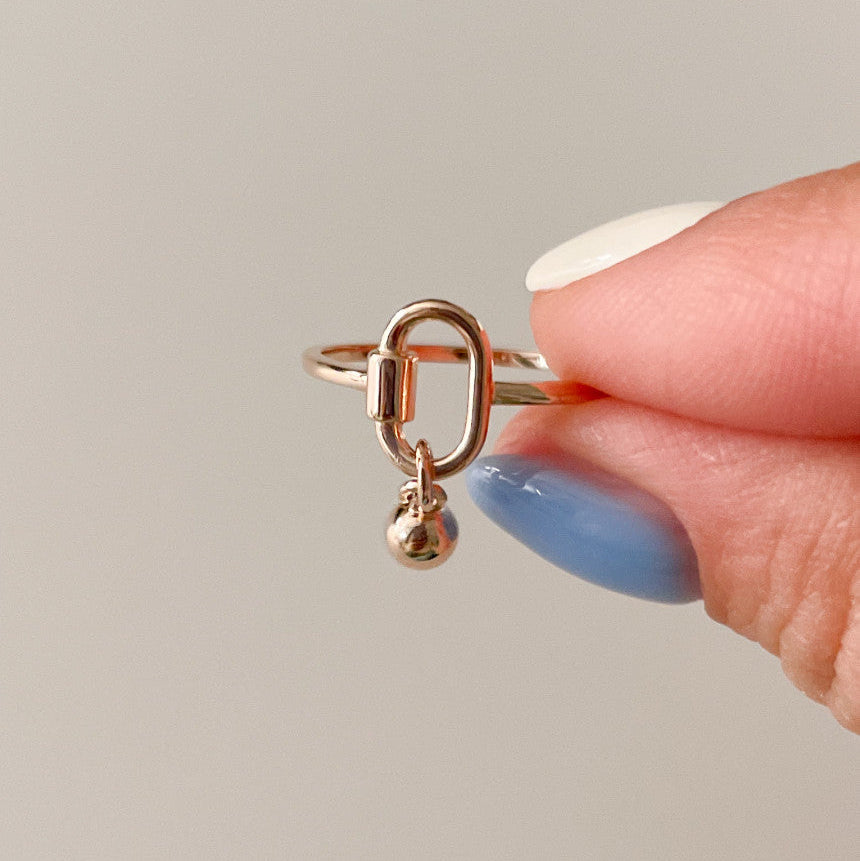 Ball Charm Ring