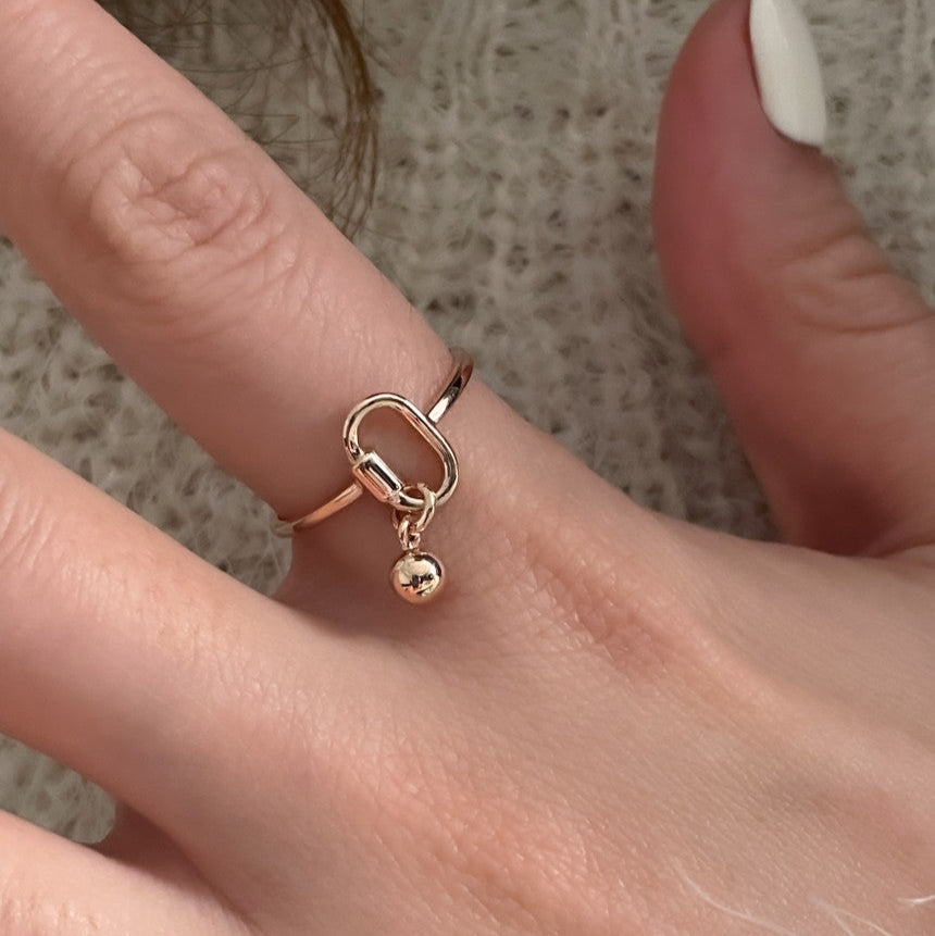 Ball Charm Ring