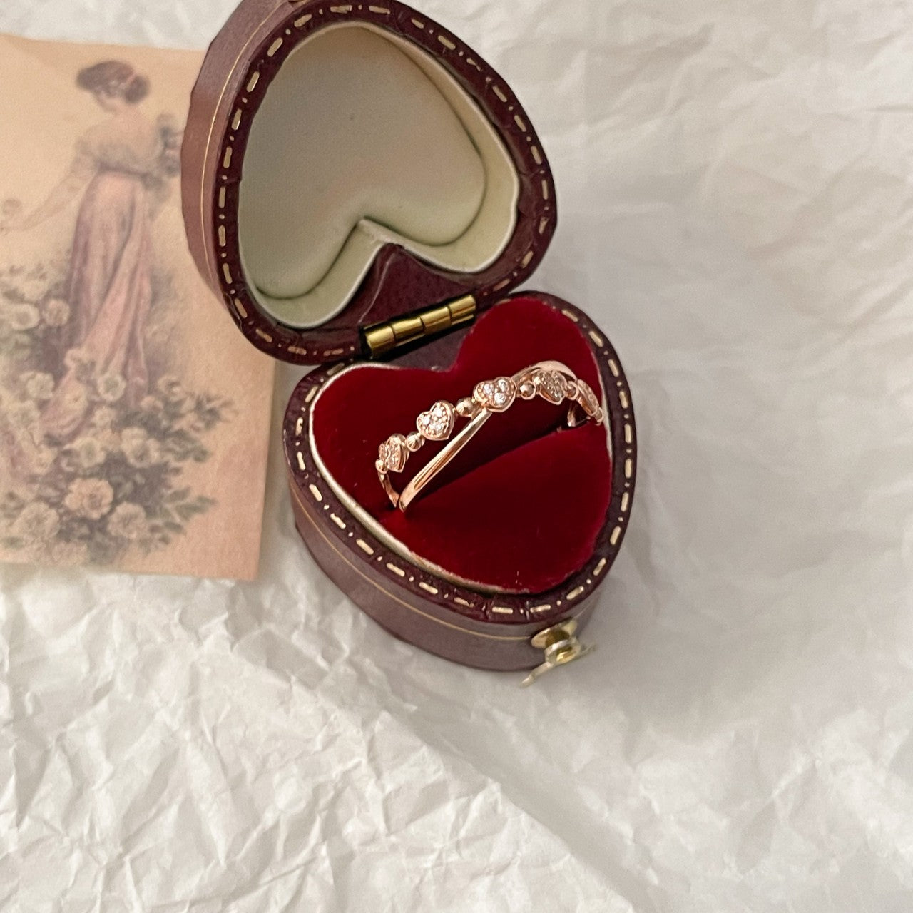 Heart Link Ring