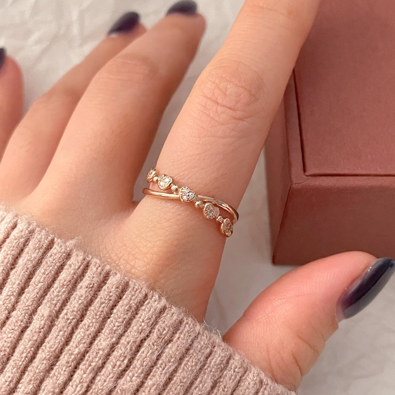 Heart Link Ring