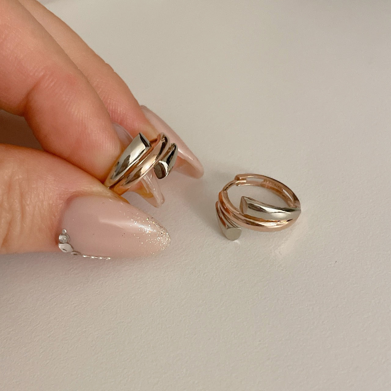 Two Tone Earrings