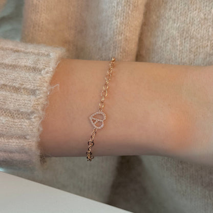 Heart Chian Bracelet