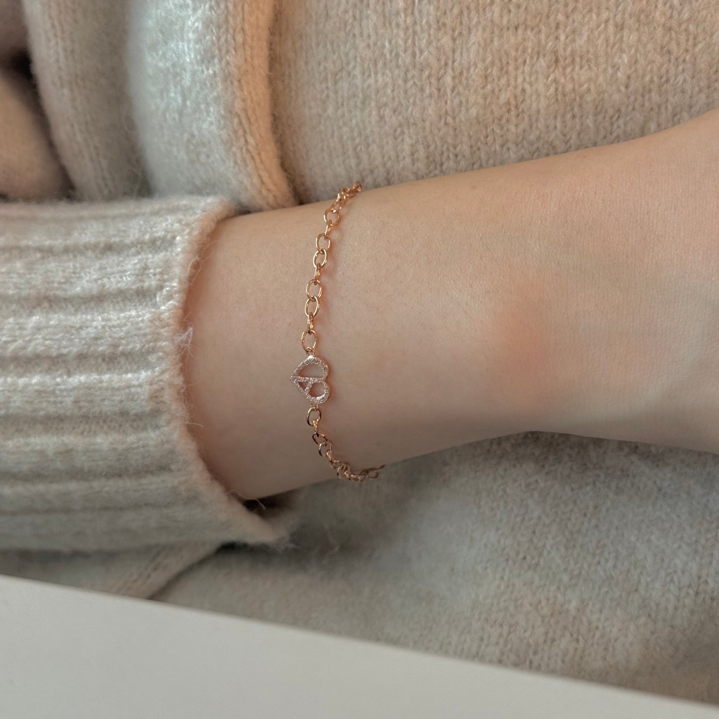 Heart Chian Bracelet