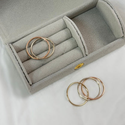 Tricolor Rolling Rings Set