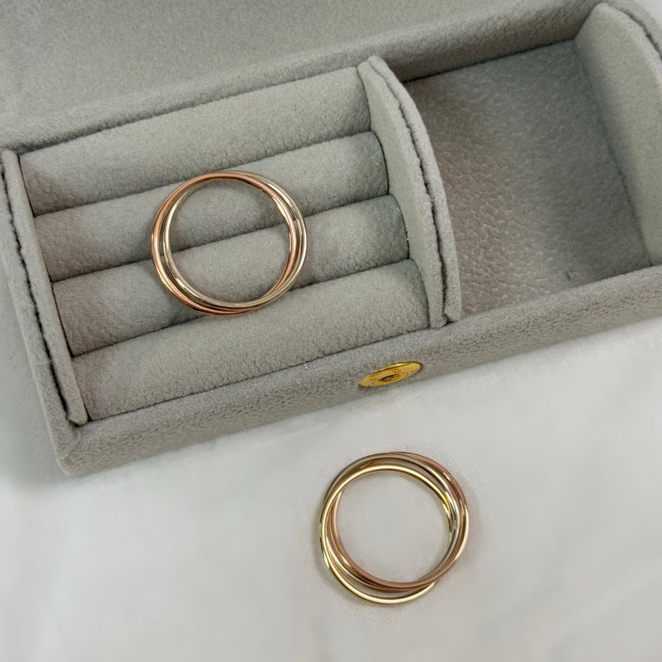 Tricolor Rolling Rings Set