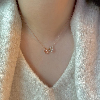 Heart Pretzel Necklace