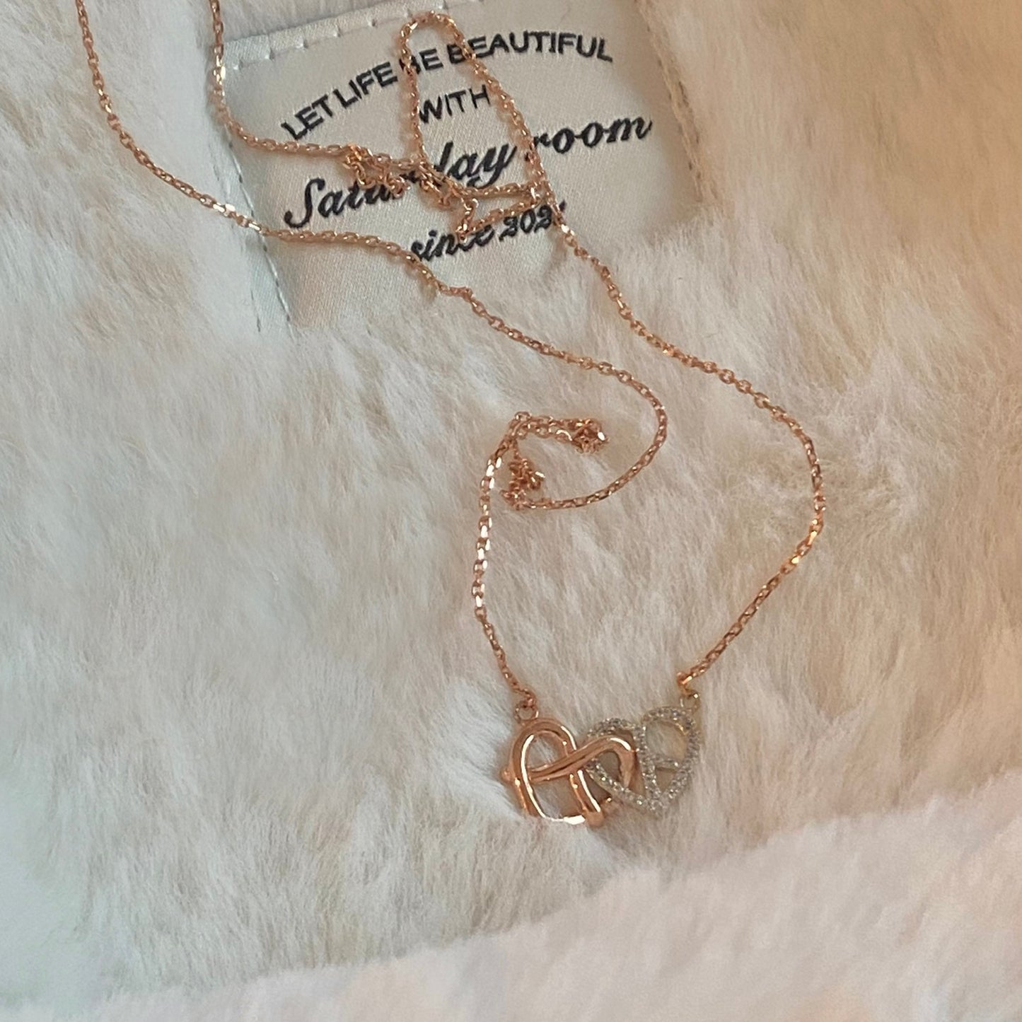 Heart Pretzel Necklace