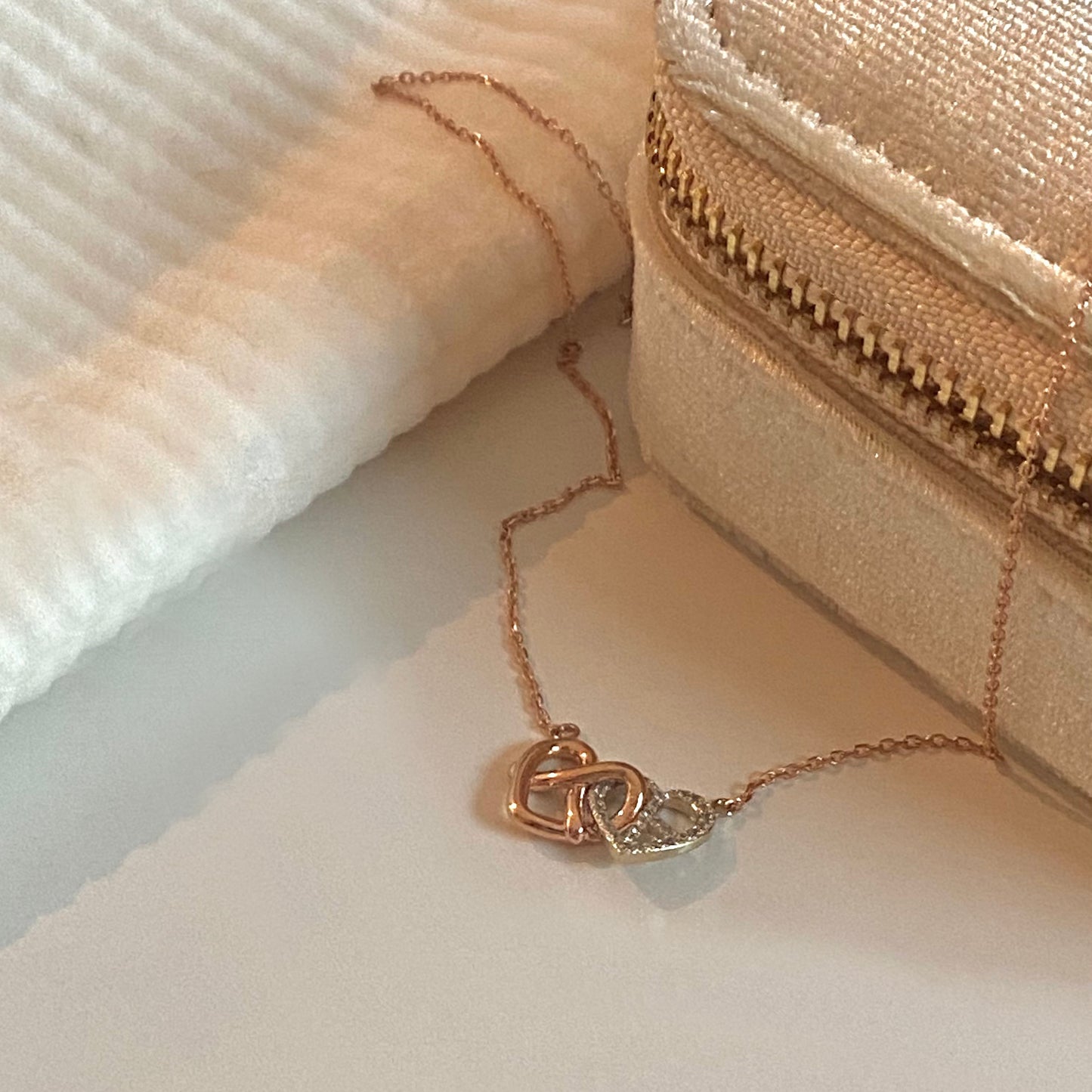 Heart Pretzel Necklace