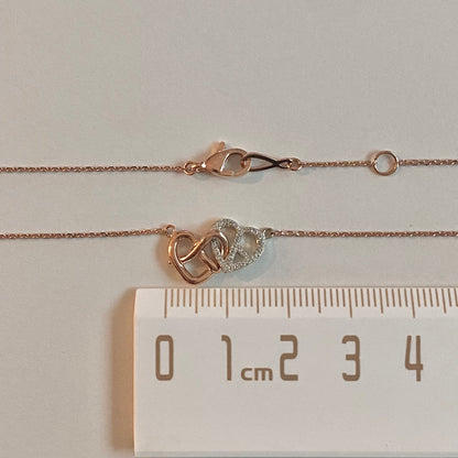 Heart Pretzel Necklace