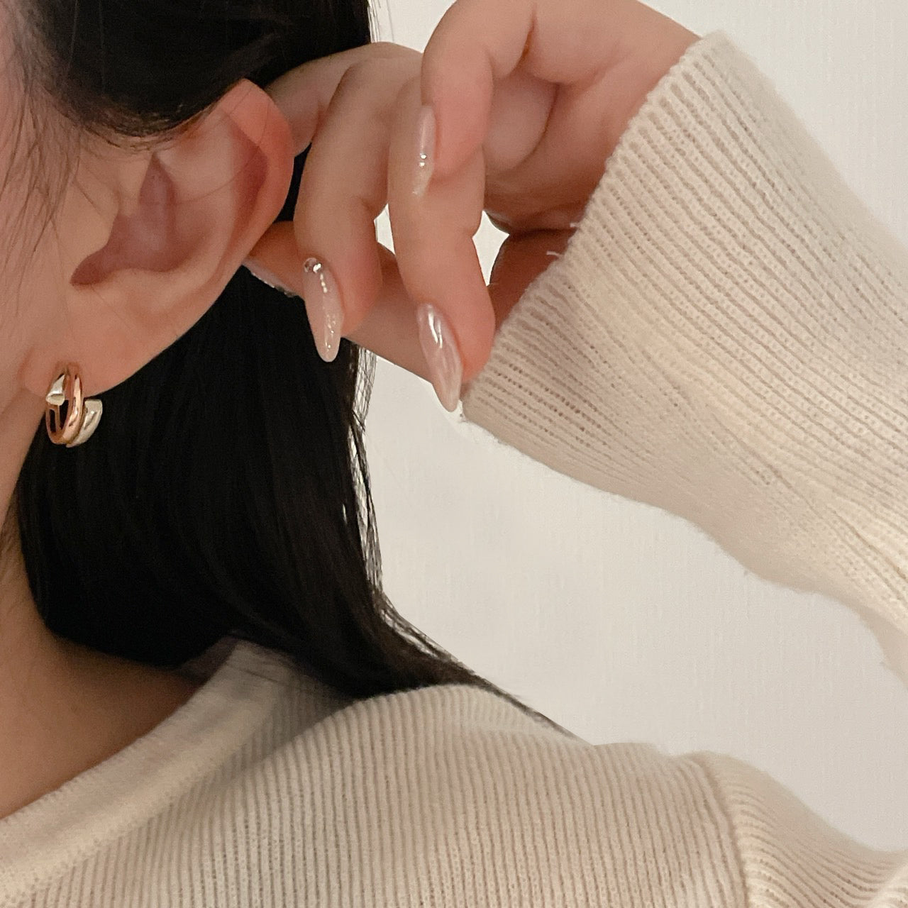 Two Tone Earrings