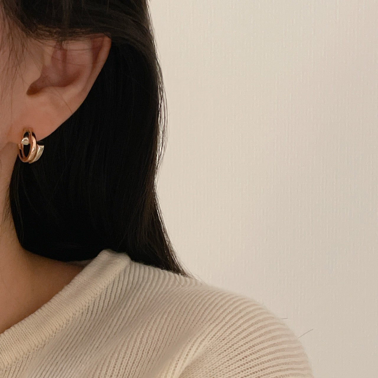 Two Tone Earrings