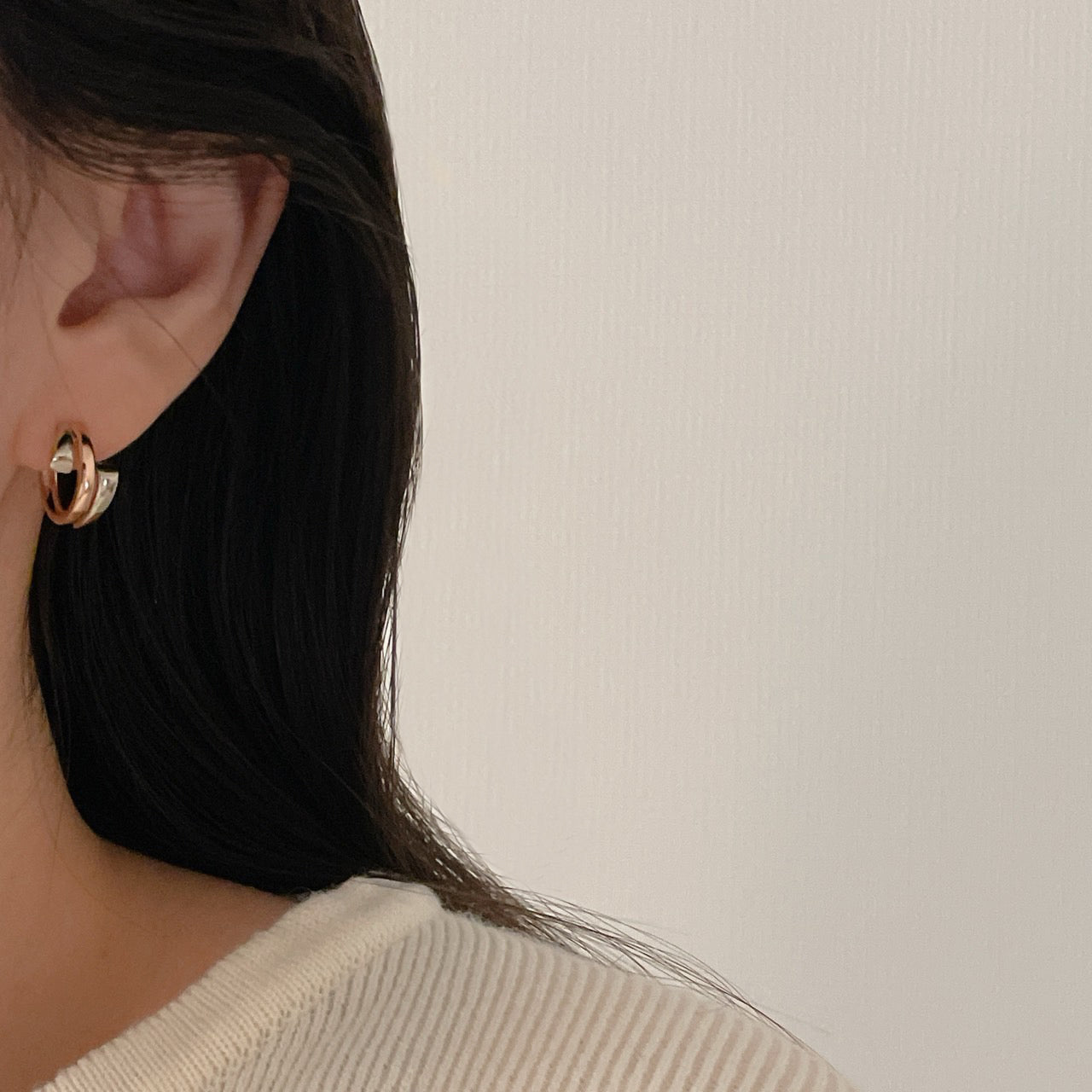 Two Tone Earrings