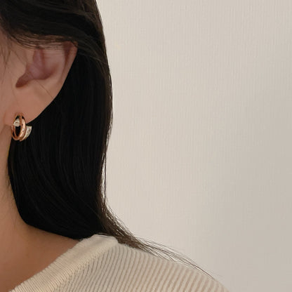 Two Tone Earrings