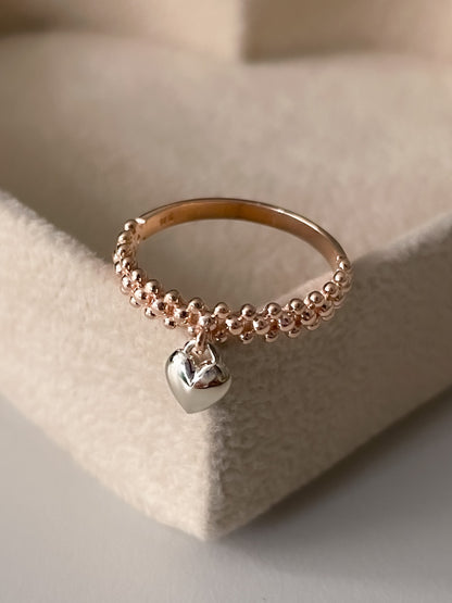 Heart Dangle Ring