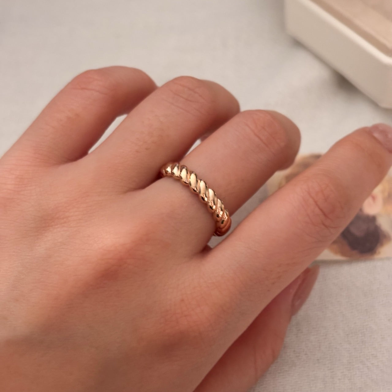 Twisted Rope Ring