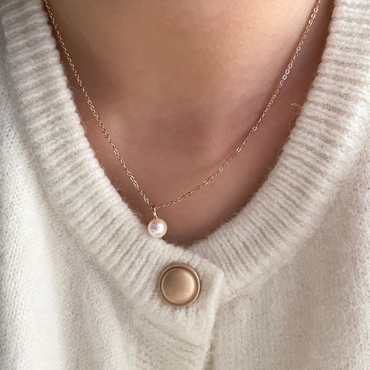 Akoya Pearl Necklace Pendant