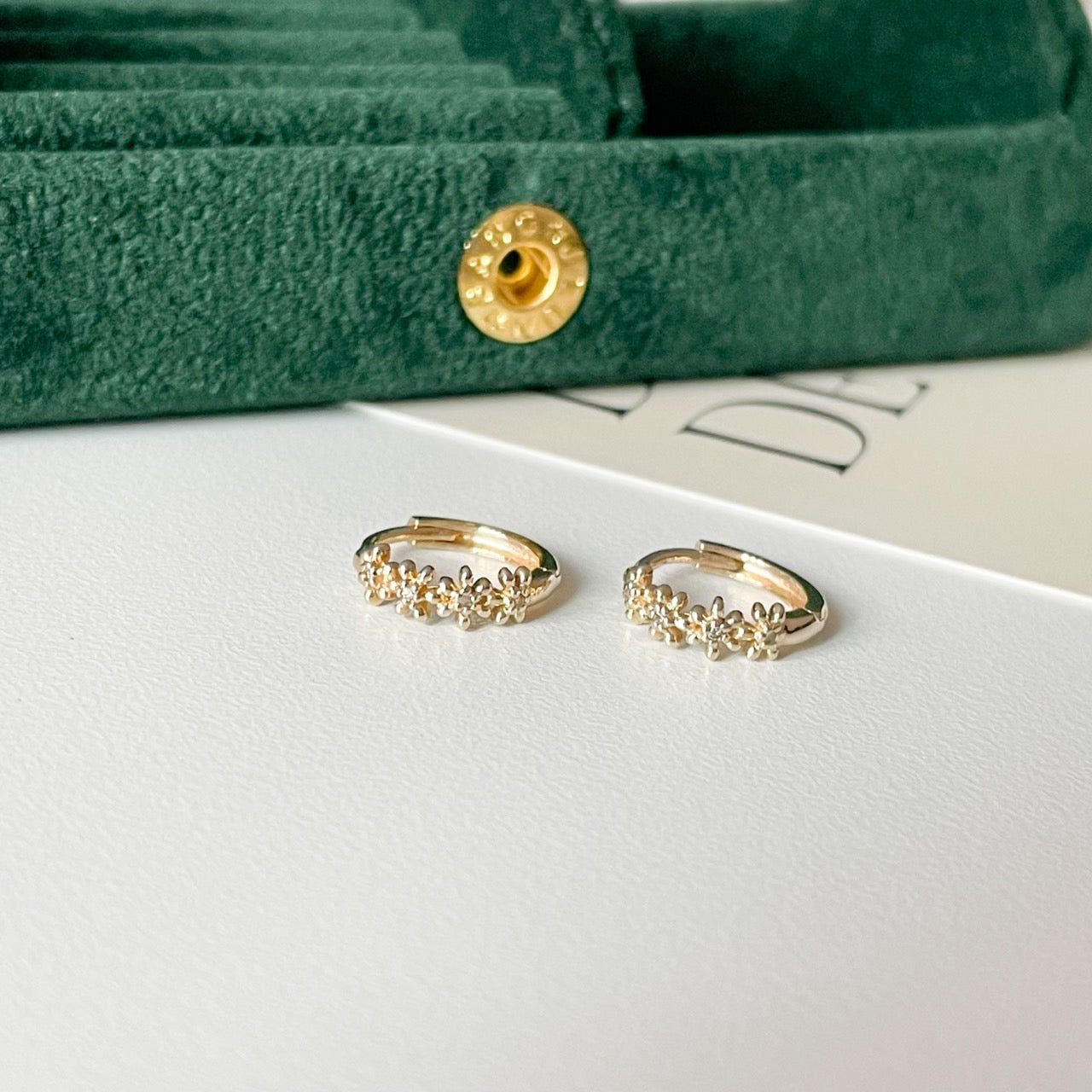 Flower DiamondEarrings