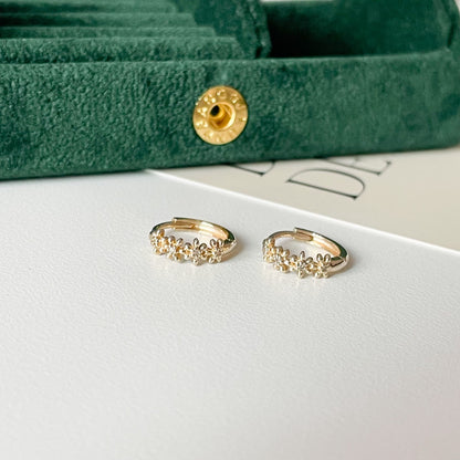 Flower DiamondEarrings