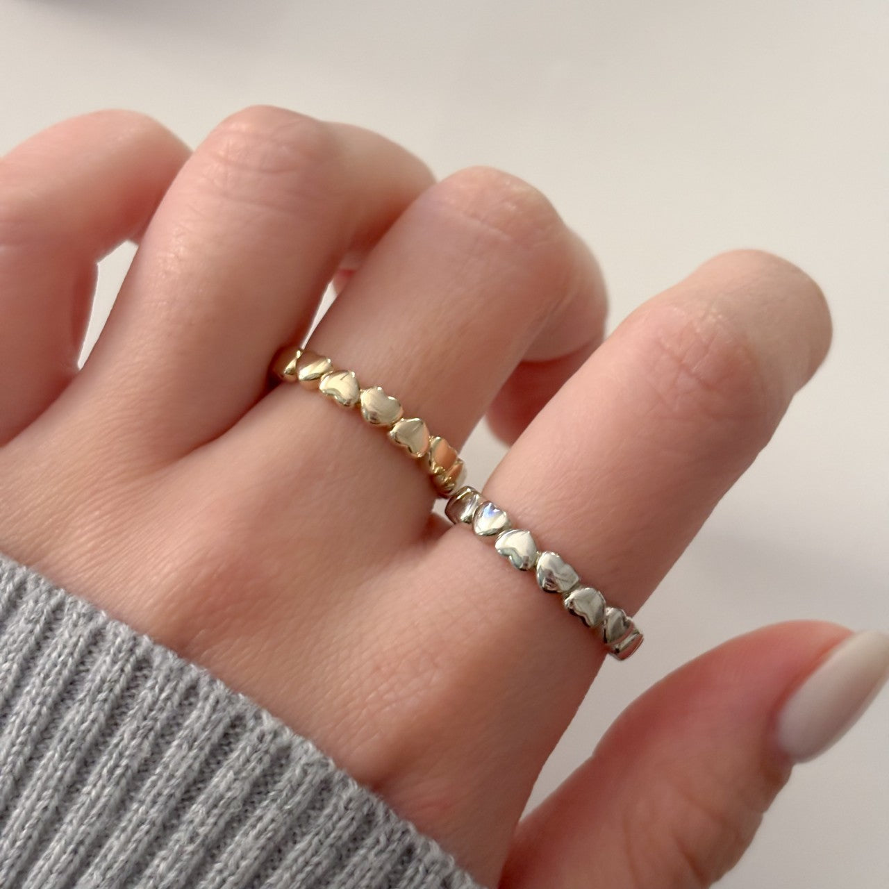 Heart Link Ring