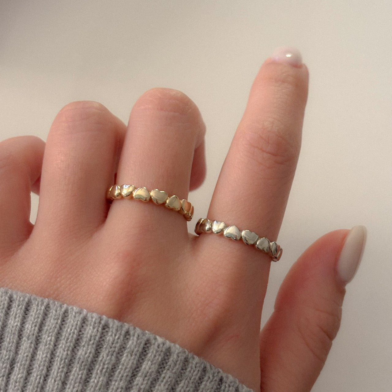 Heart Link Ring