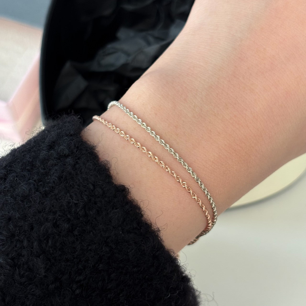 Two Row Chain Bracelet