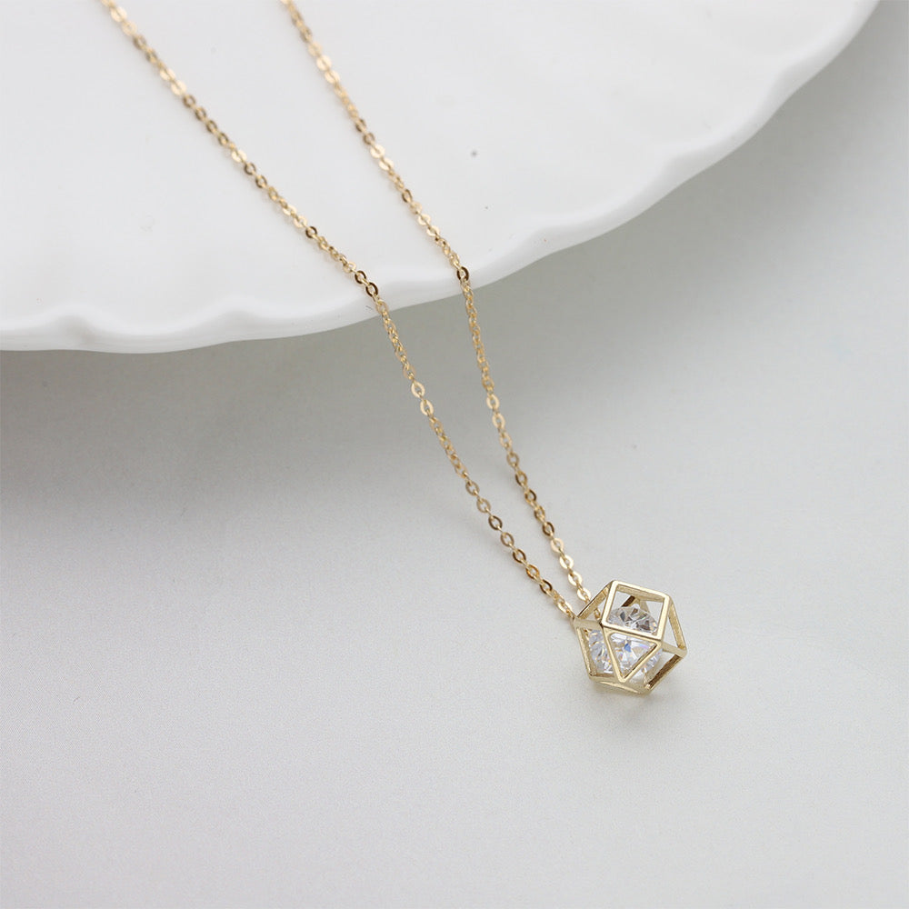 Framed Charm Necklcae