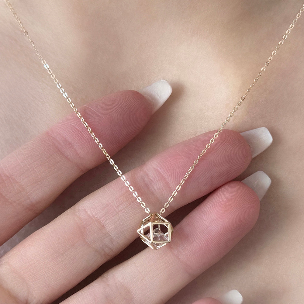 Framed Charm Necklcae