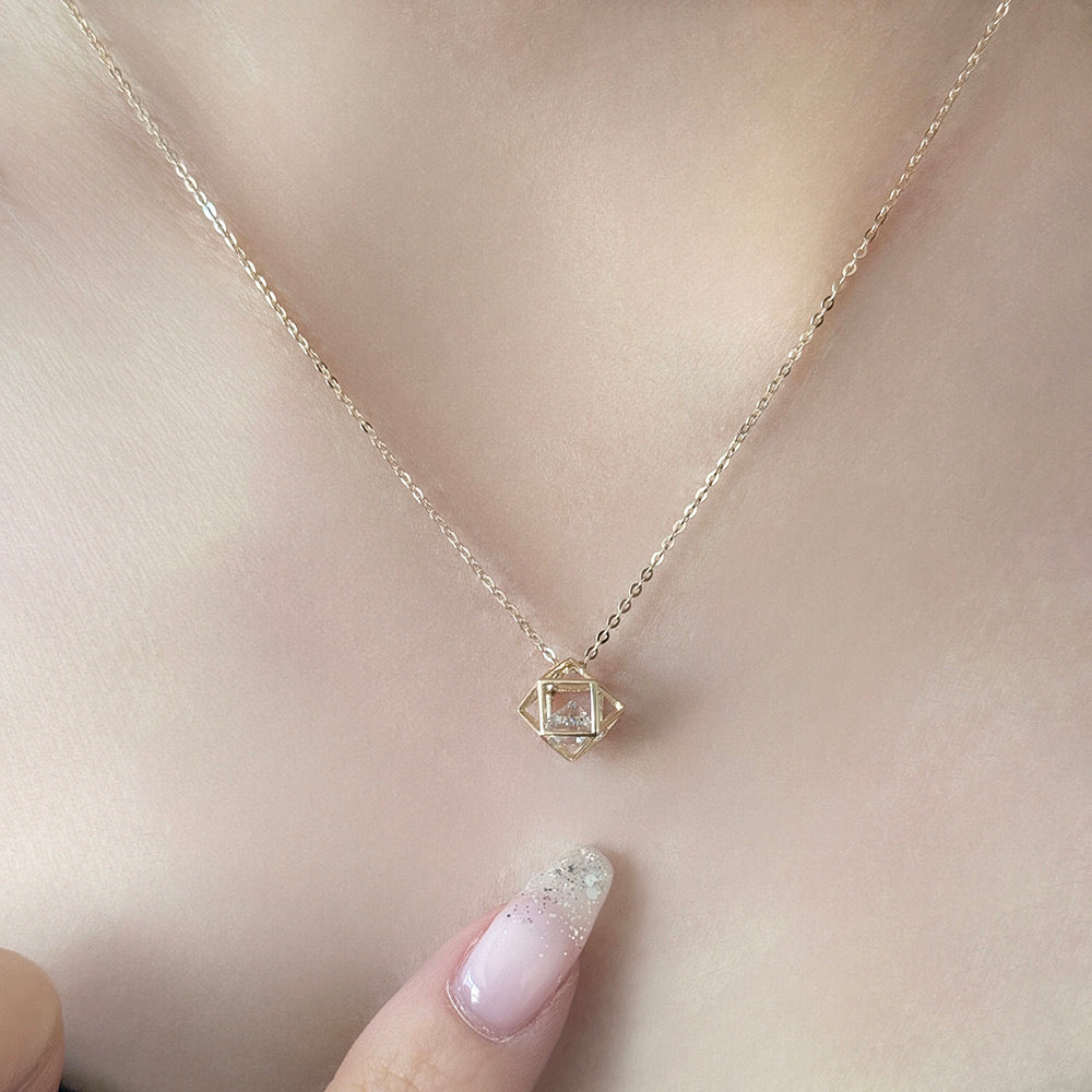 Framed Charm Necklcae