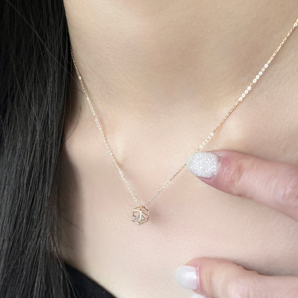 Framed Charm Necklcae